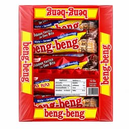 BENG BENG Wafers Coated with Caramel, Crispy Rice, and Chocolate 20 g