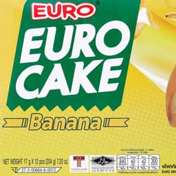 Euro Puff Cake Banana 17 G