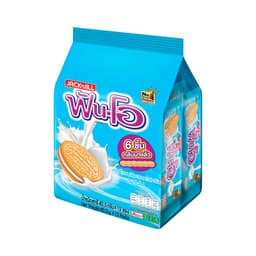 FUN-O Sandwich Cookies Filled with Milk Flavored Cream 27g.