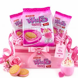 Fun-O Strawberry Sandwich Cookies 27g