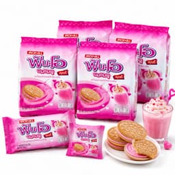 Fun-O Strawberry Sandwich Cookies 27g