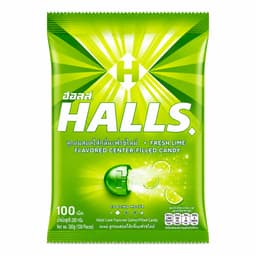 HALLS Fresh Lime Flavored Center-Filled Candy 280g