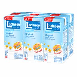 LACTASOY UHT Soymilk Original Sweetened Flavor 300ml