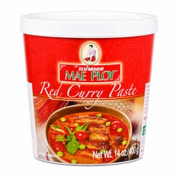 Mae Ploy Red Curry Paste Thai Paste 400g