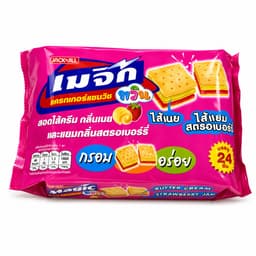 Magic Twin Strawberry Sandwich Crackers 15g
