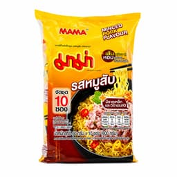 MAMA Instant Noodles Minced Pork Flavor 60 g. Pack 10