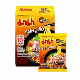 MAMA Instant Noodles Minced Pork Flavor 60 g. Pack 10