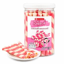 VFOODS Strawberry Wafer Sticks 180g
