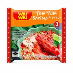 Wai Wai Creamy Tom Yum Shrimp Instant Noodles 60g