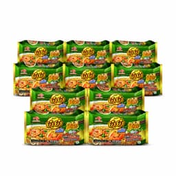 Yum Yum Jumbo Instant Noodles Pad Kee Mao 63g. Pack 6